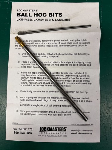 Lockmasters ball hog - lockmasters,
